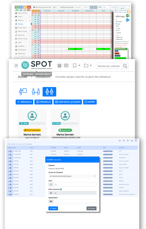 solutions de gestion de centre formation et plan de formation